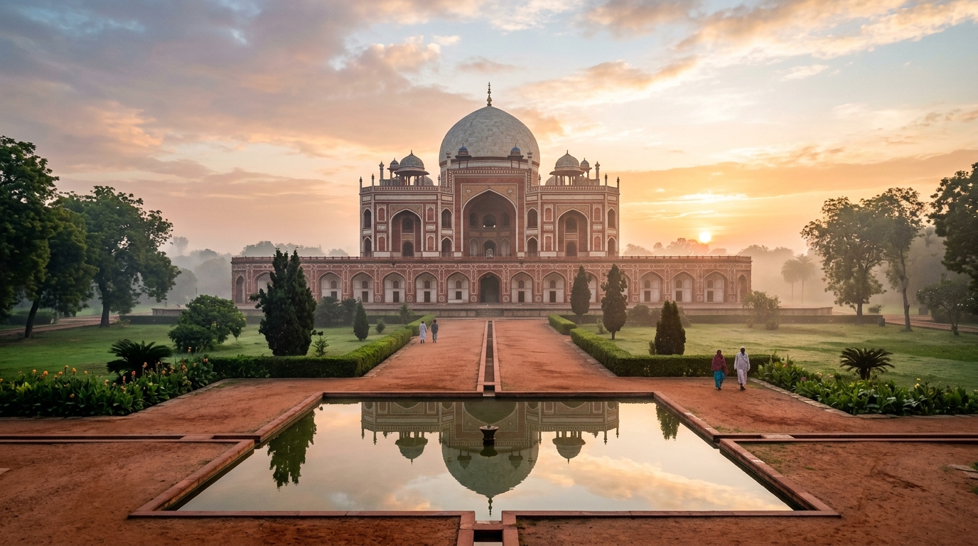 Delhi at sunrise